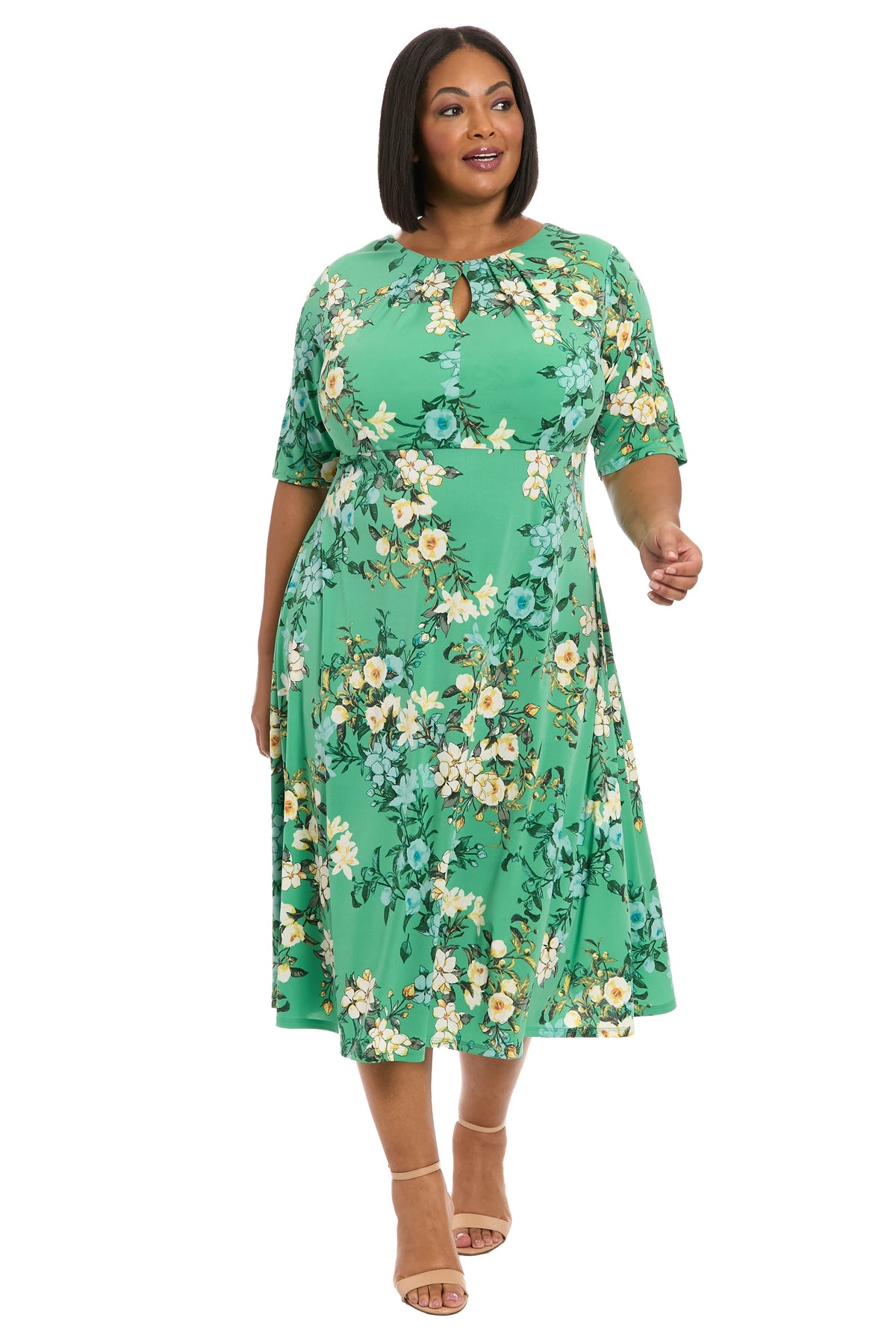 Harriet Elbow Sleeve in Garden Medley - FINAL SALE