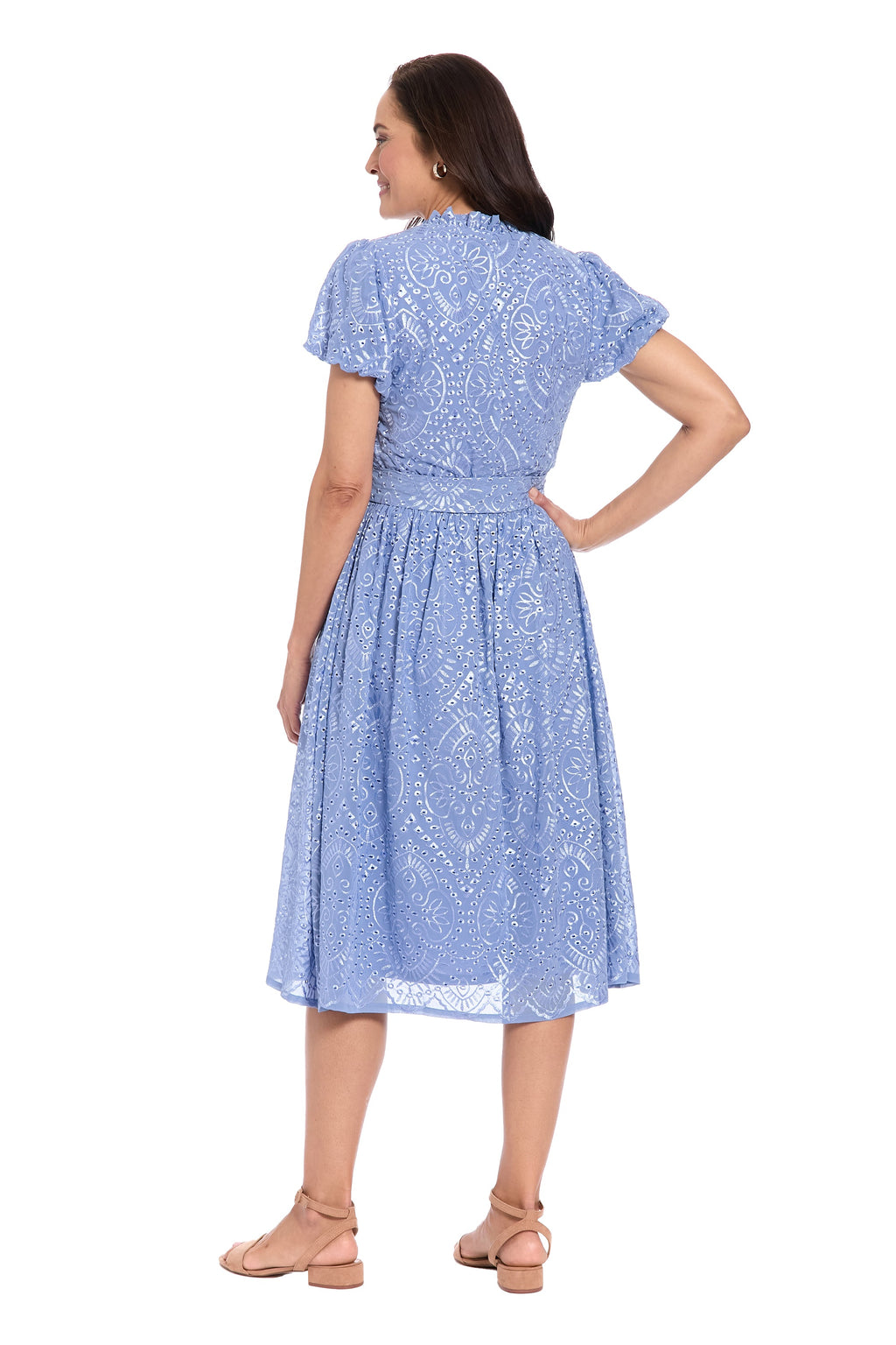 Blair Midi in Medallion Eyelet Embroidery