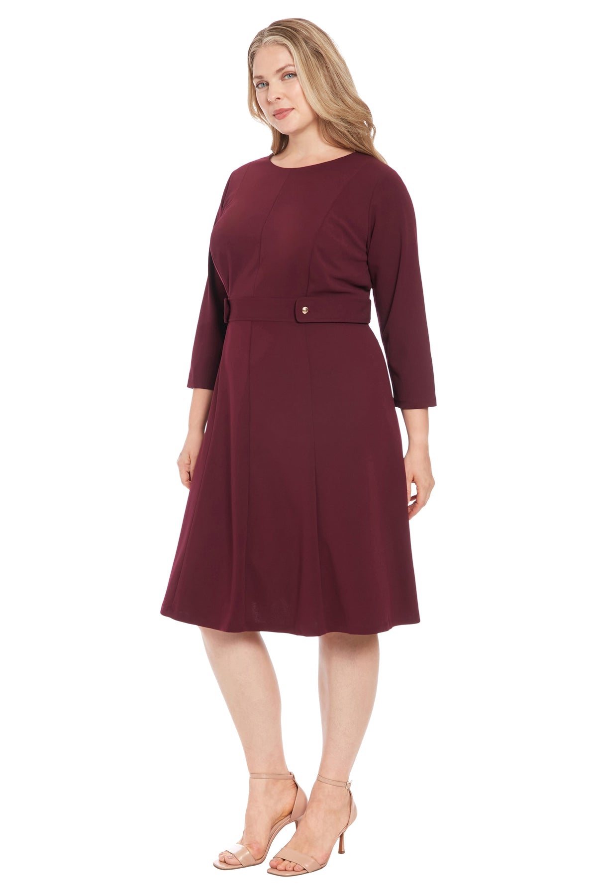 Saie A-line Midi Dress