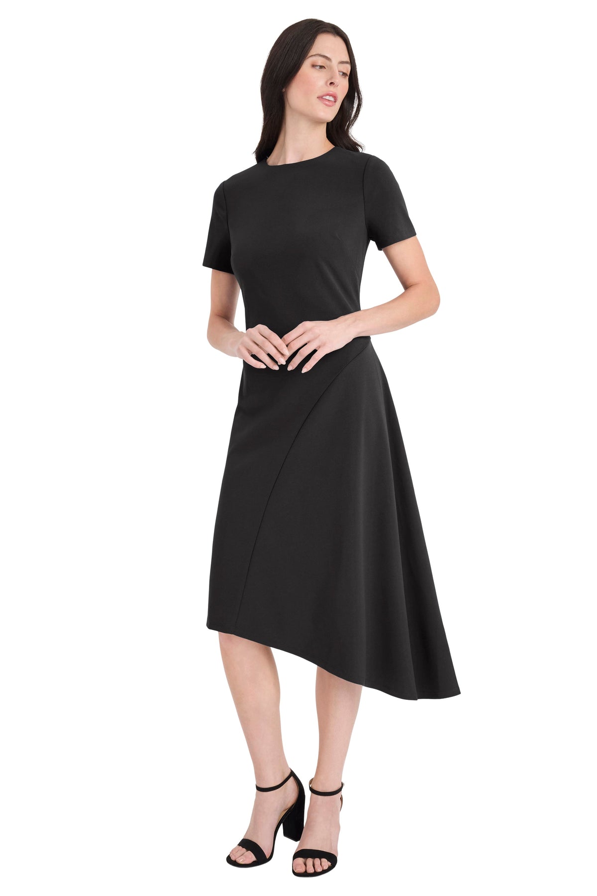 Whitney Asymmetrical Midi Dress