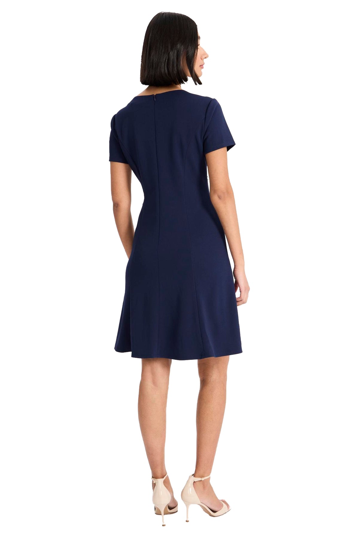 Elisa Short Sleeve Garment Detail Mini