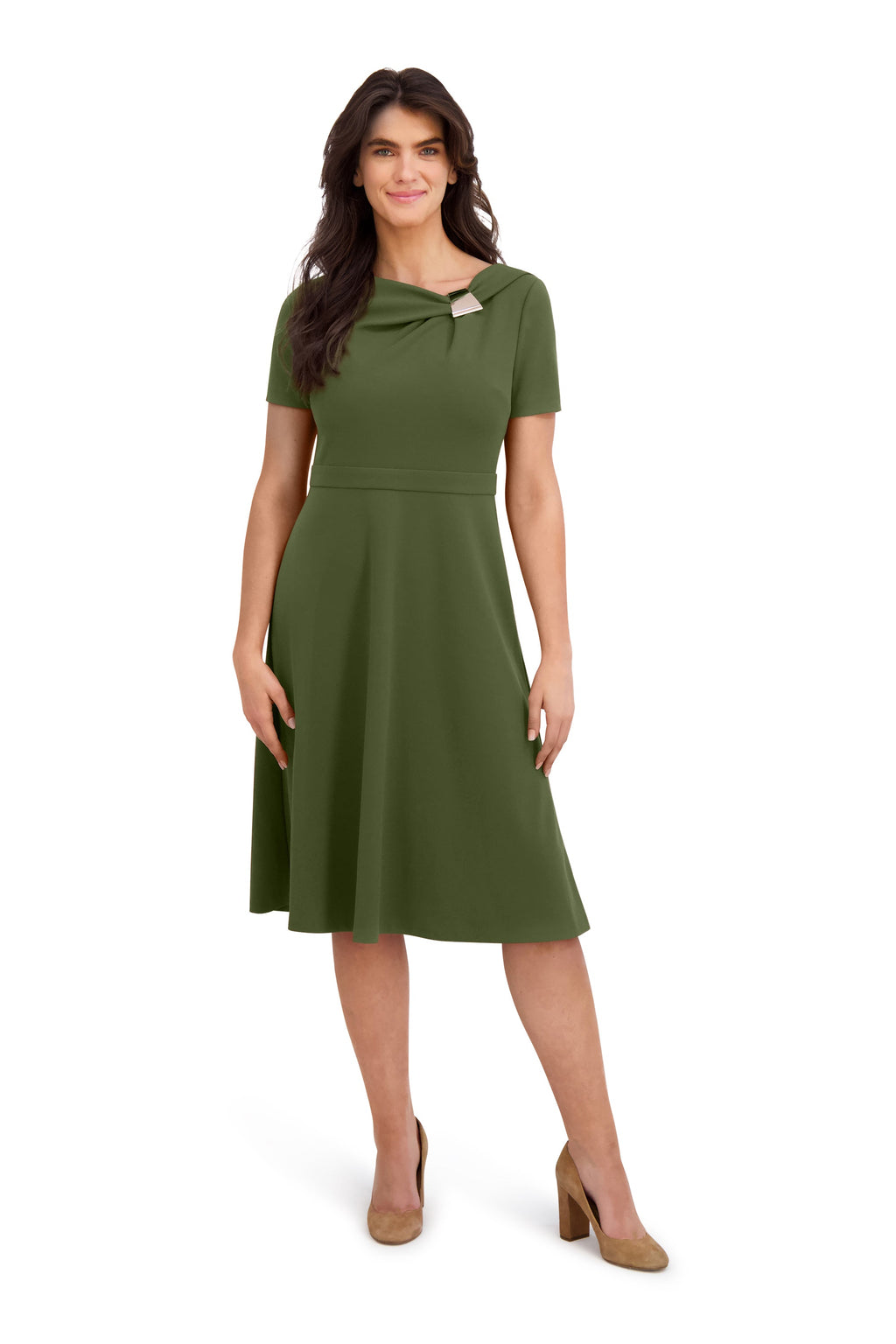 Colleen in Solid with Metal Trim