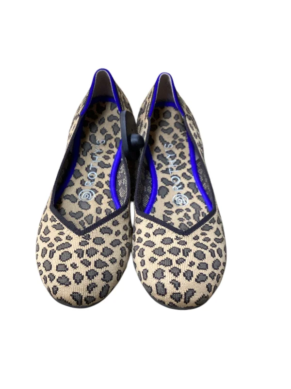 Shoes Flats By Rothys In Animal Print, Size: 7