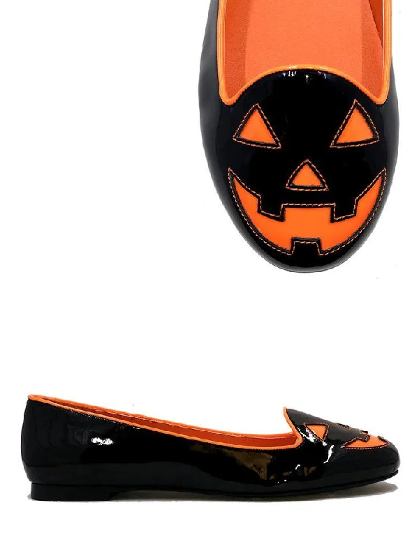 JACKOLANTERN FLAT PATENT - BLACK/ORANGE