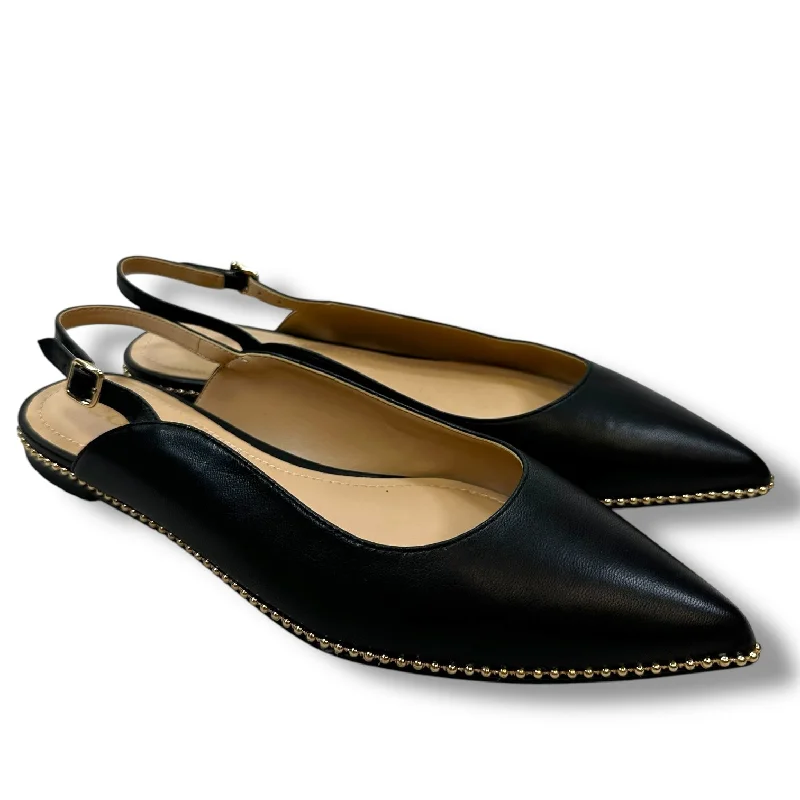 Shoes Flats By Coach In Black, Size: 8