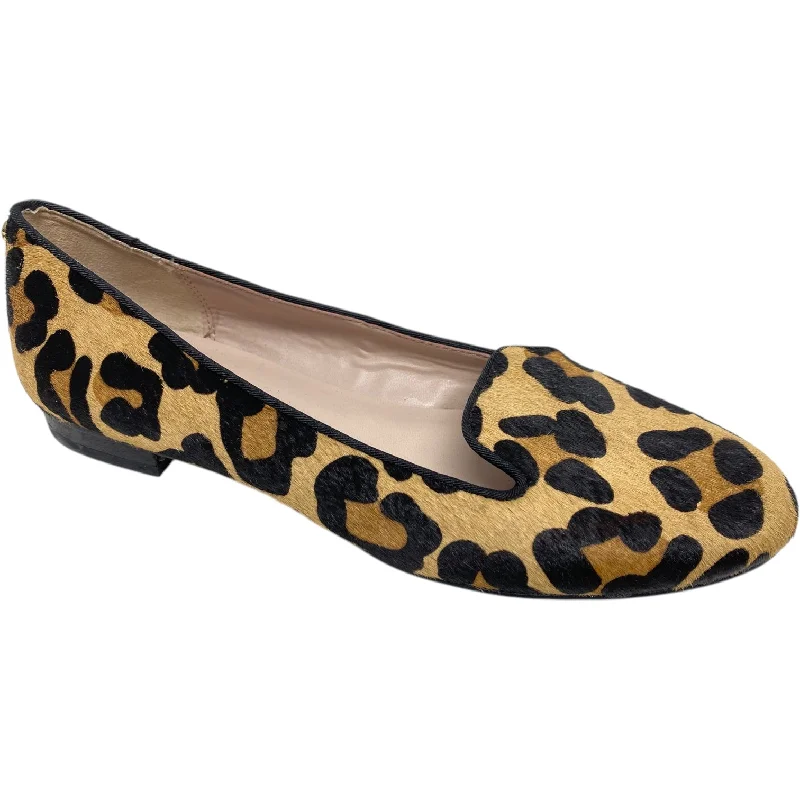 Shoes Flats By Clothes Mentor In Animal Print, Size: 7.5