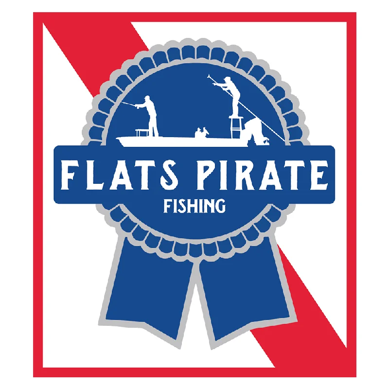 Flats Pirate Fishing PBR Skiff Sticker