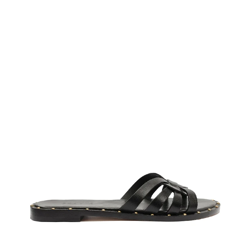 Phoenix Flat Leather Sandal