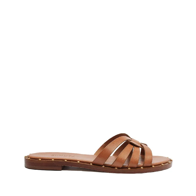 Phoenix Flat Leather Sandal