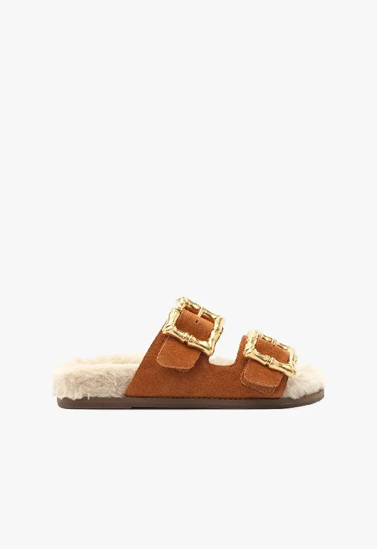 Enola Weekend Sporty Cow Suede Sandal