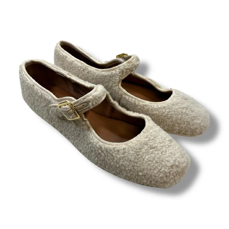 Shoes Flats By Unlisted In Cream, Size: 8