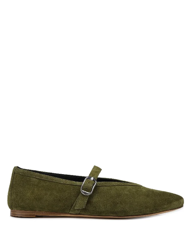 Lova Green Suede