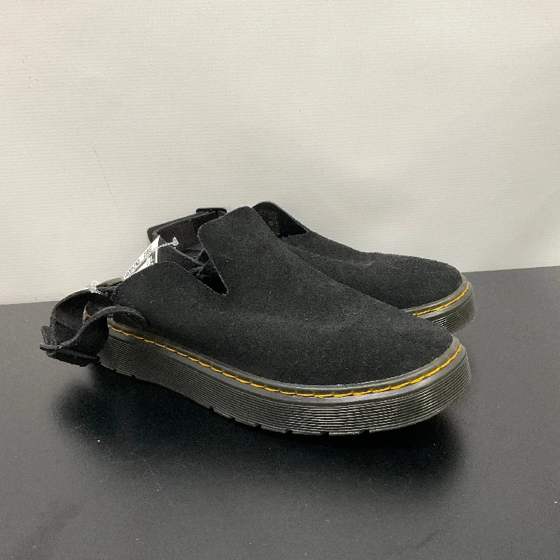 Shoes Flats By Dr Martens In Black, Size: 8