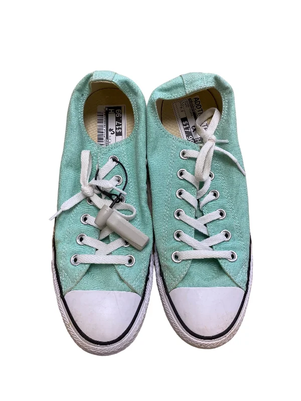 Shoes Flats By Converse In Green, Size: 9.5