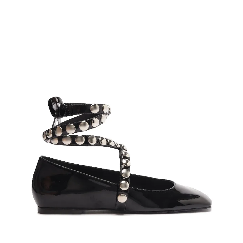 Jaycie Patent Leather Flat