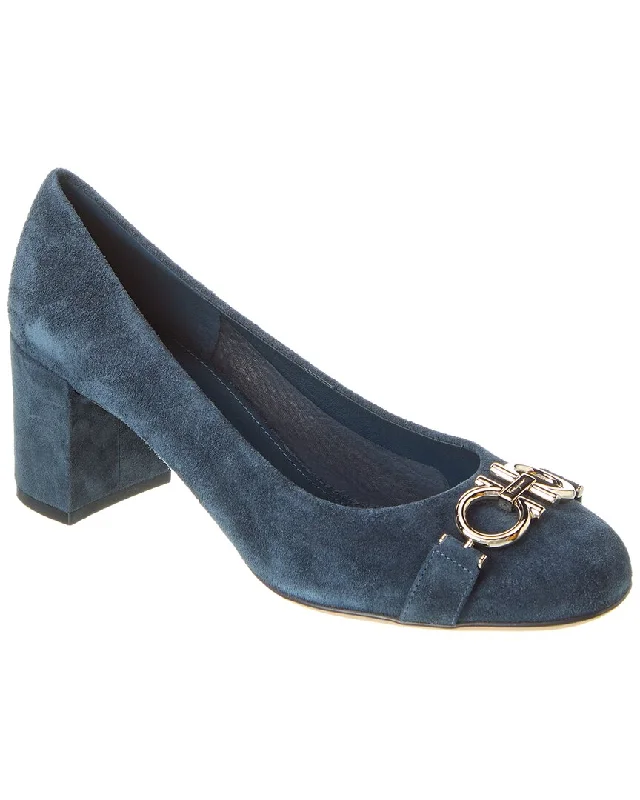 Ferragamo Garda Suede Pump