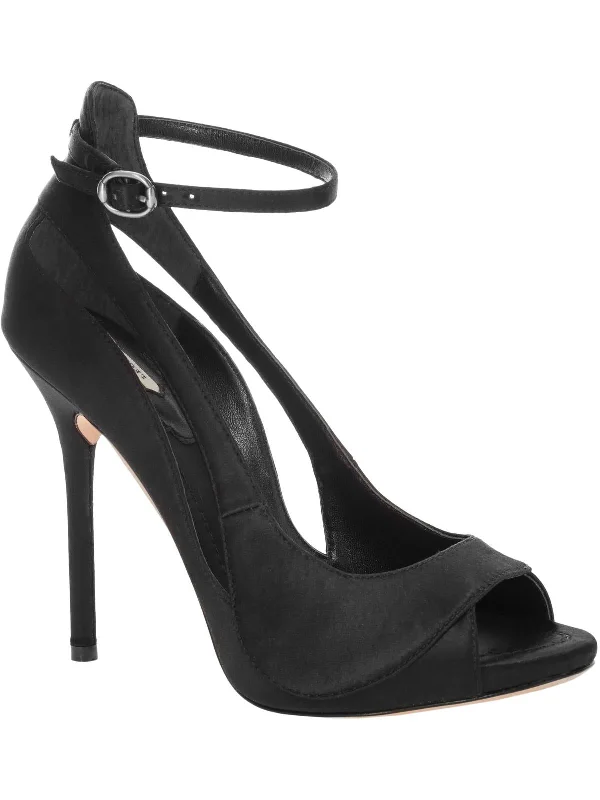 Earl 2 Womens Peep Toe Cut Out Ankle Strap