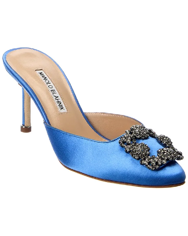 Manolo Blahnik Hangisimu 70 Satin Pump