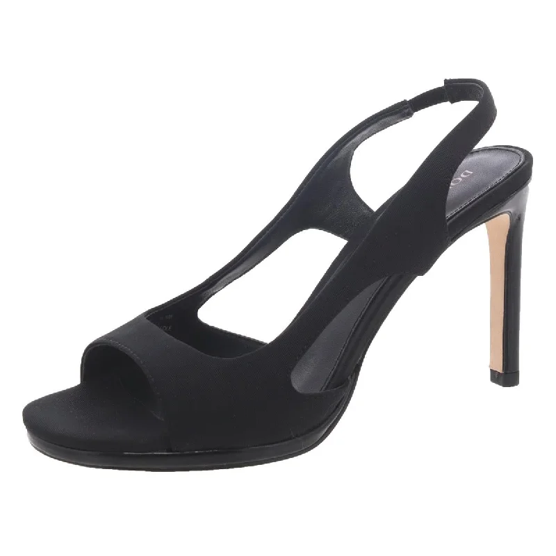 Kayla Womens Slip On Stiletto Slingback Heels