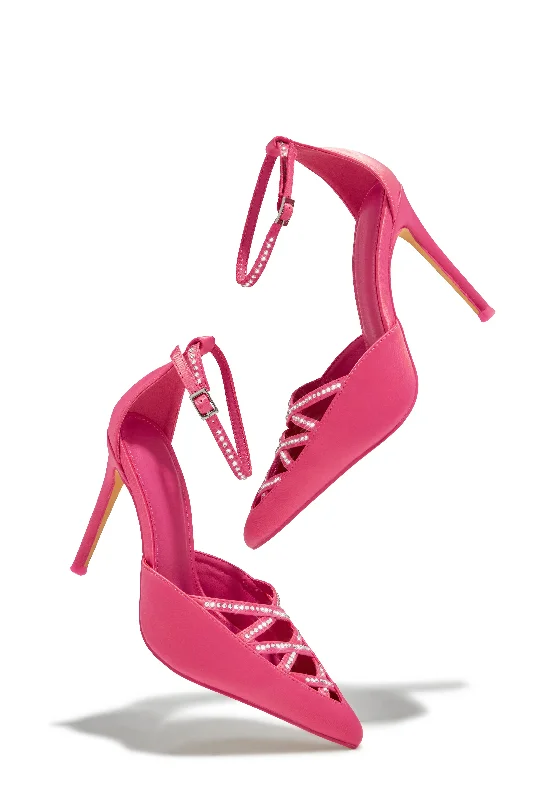 Tanalee Embellished High Heel Pumps - Pink