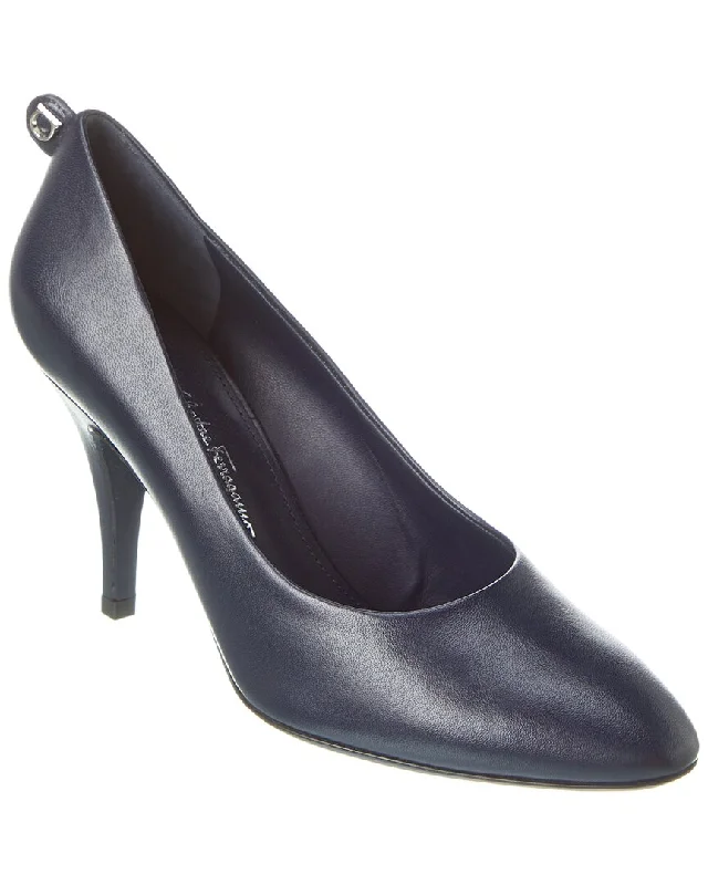 Ferragamo Judy Leather Pump