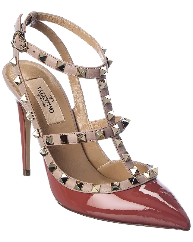 Valentino Rockstud Caged 100 Patent Pump