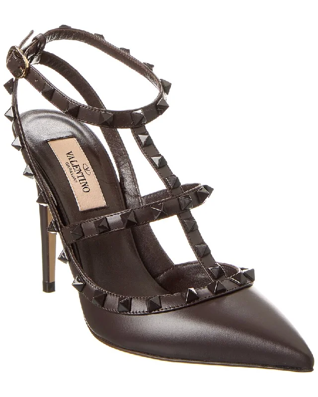 Valentino Rockstud Caged 100 Leather Pump