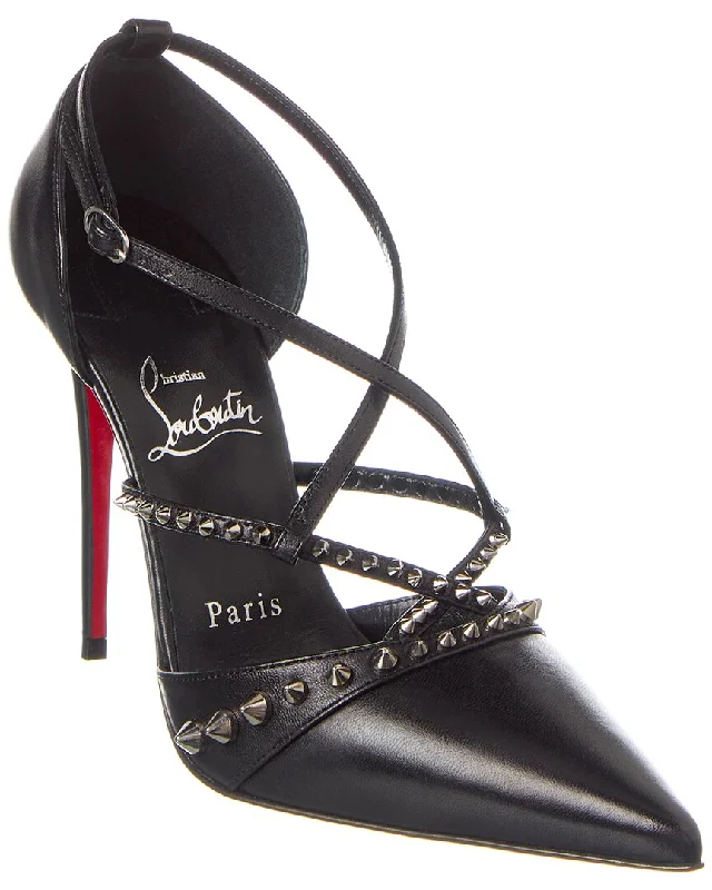 Christian Louboutin Tatooshka Spikes 100 Leather Pump