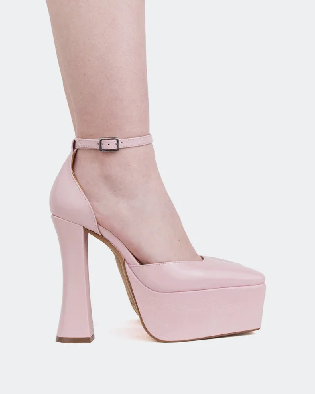 Cabaret, Lt.Pink Leather/Cuir Rose P.