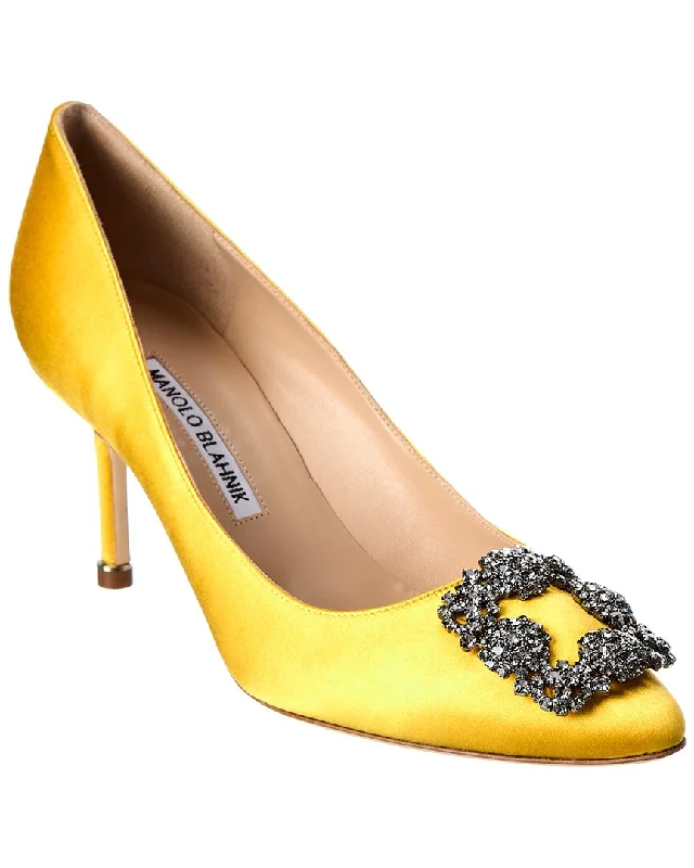 Manolo Blahnik Hangisi 70 Satin Pump