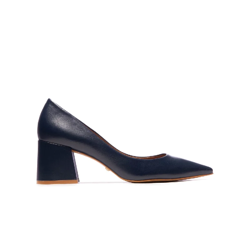 Josephine Navy Leather