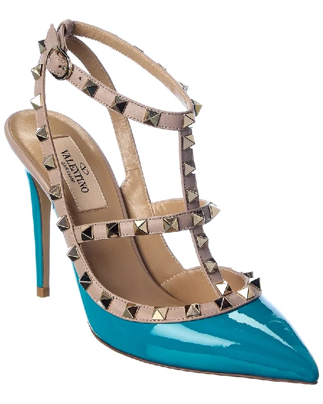 Valentino Rockstud Caged 100 Patent Pump