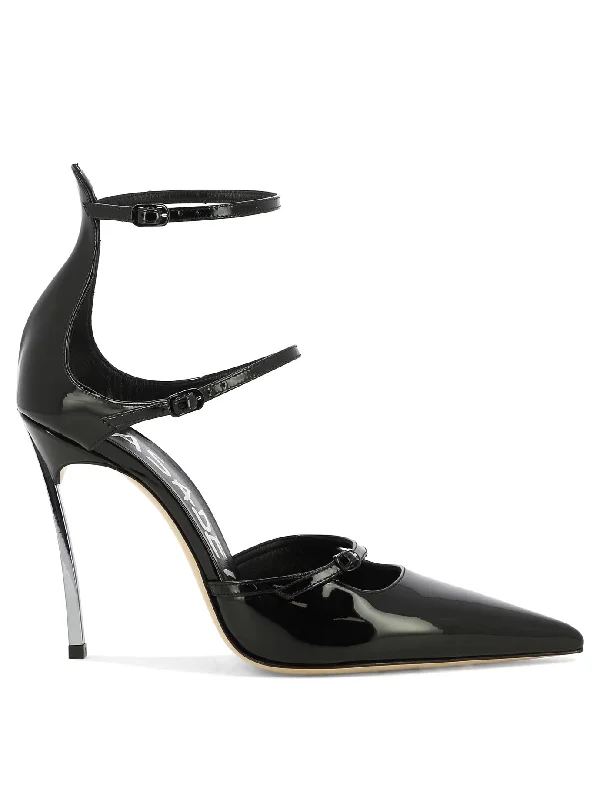 CASADEI Super Blade Pumps with Buckle-Strap Fastenings