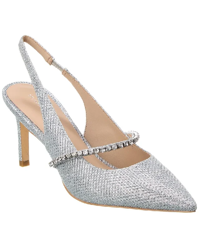 Stuart Weitzman Crystalline 75 Mesh Slingback Pump