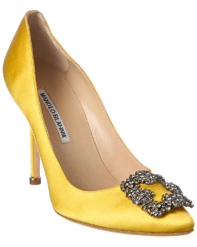 Manolo Blahnik Hangisi 105 Satin Pump