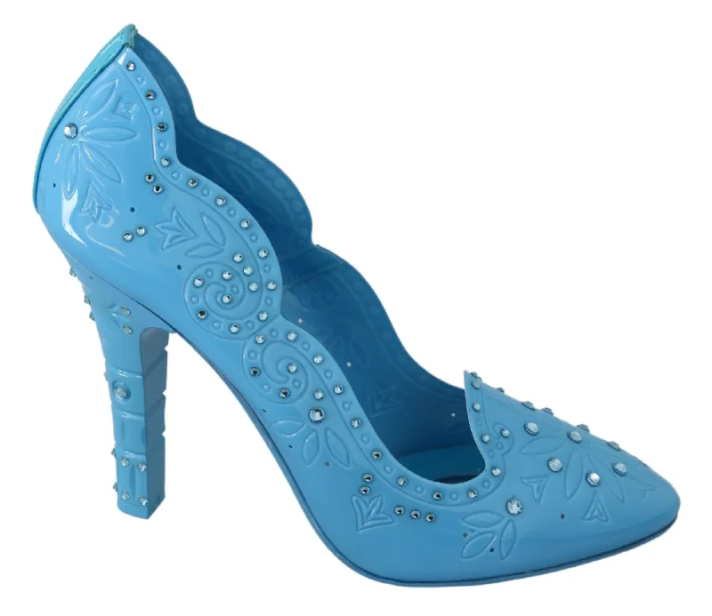 Dolce & Gabbana Crystal Embellished  Cinderella Women's Pumps