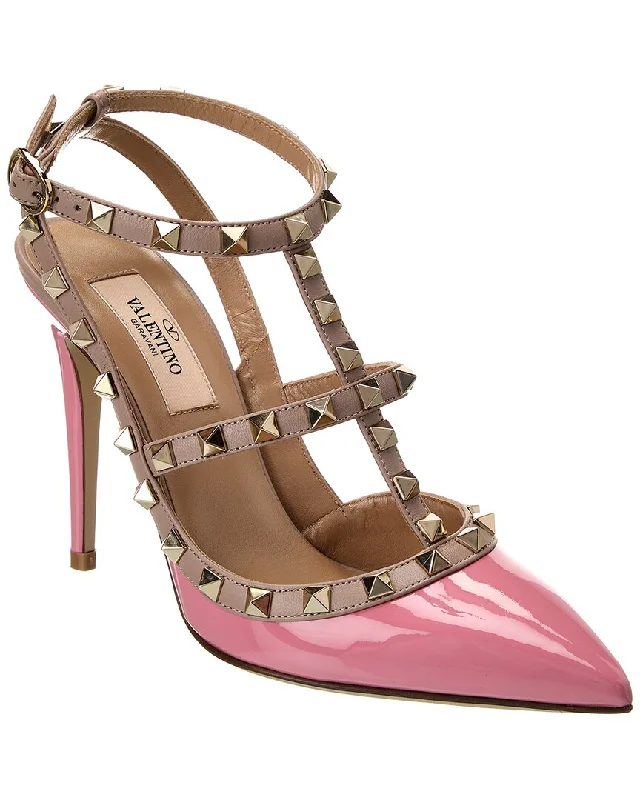 Valentino Rockstud Caged 100 Patent Pump