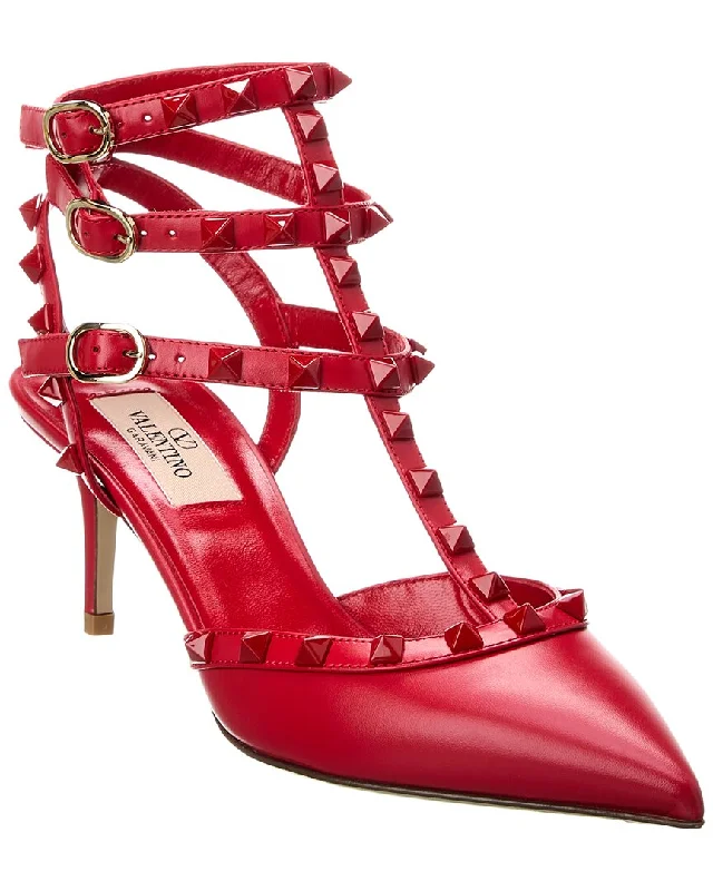 Valentino Rockstud 70 Leather Pump