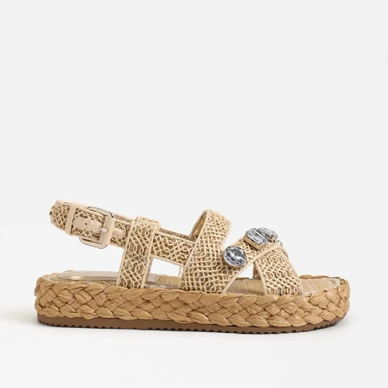 Women's Wrigley Platform Sandals In Natural