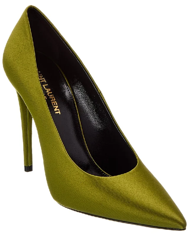 Saint Laurent Monceau 110 Satin Pump