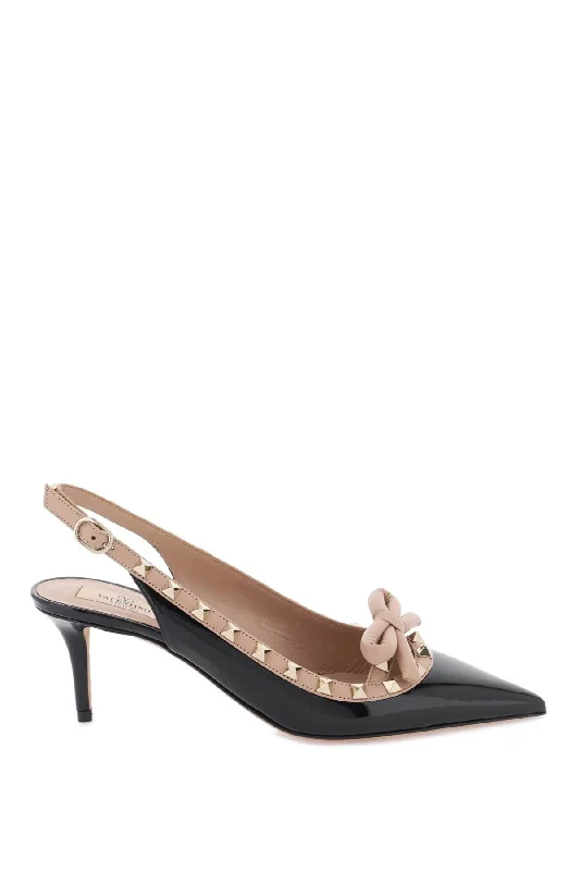 VALENTINO GARAVANI Studded Slingback Leather Pumps