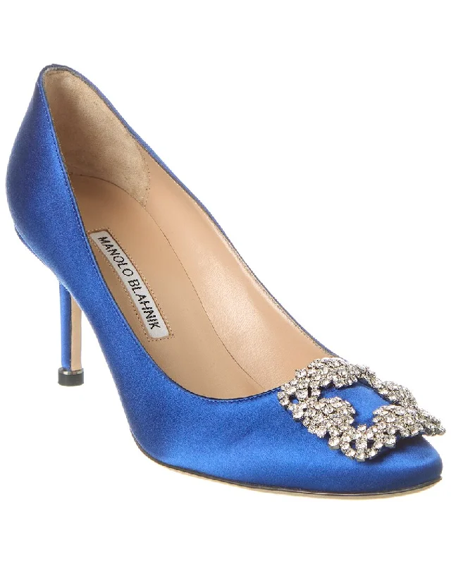 Manolo Blahnik Hangisi 70 Satin Pump