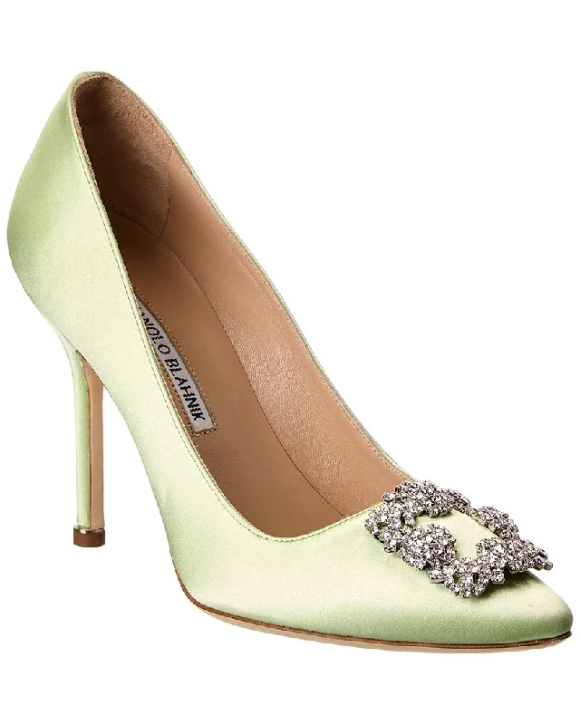 Manolo Blahnik Hangisi 105 Satin Pump