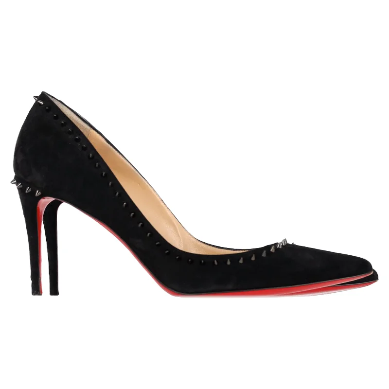 Christian Louboutin Anjalina Pumps in Black Suede