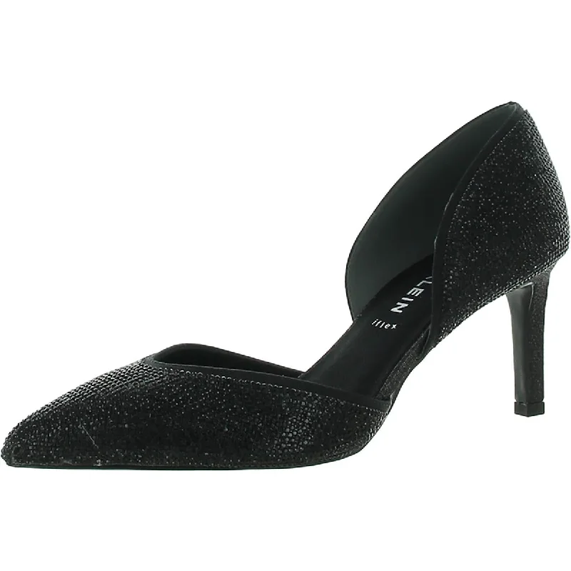 Womens Pointed Toe Dressy D'Orsay Heels