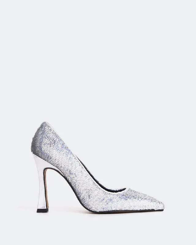 Norah Silver Sequins