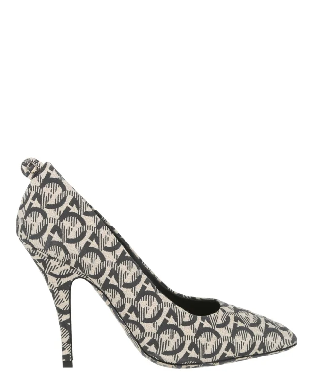 Judy Jacquard Gancini Pumps