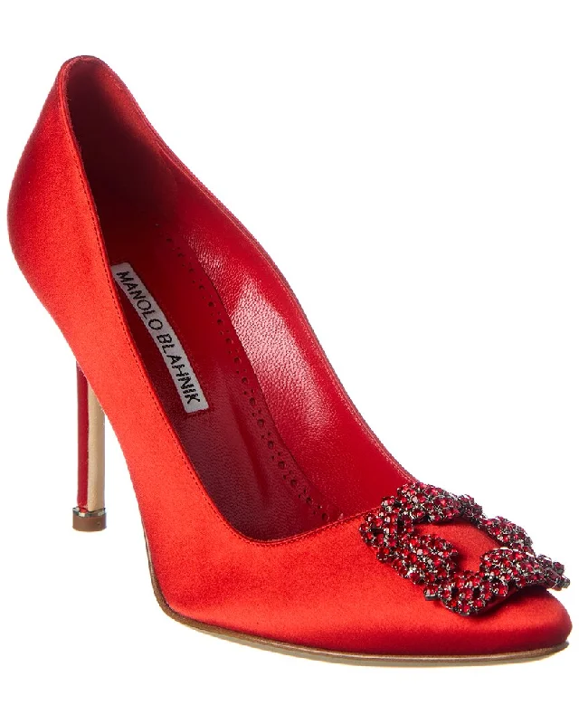 Manolo Blahnik Hangisi 105 Satin Pump