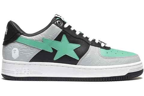 A Bathing Ape Bape Sta LowGrey Green