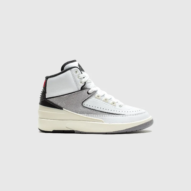 AIR JORDAN 2 RETRO (GS) "SILVER SNAKESKIN"